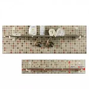 신발건조대 벽걸이 봉선반 900 수납 정리대