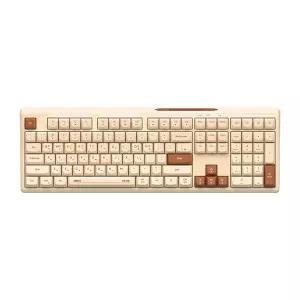 앱코 MK108W 무선 블루투스 저소음 멤브레인 키보드 (오트밀)