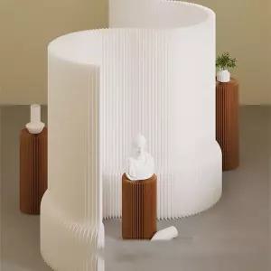 경량 파티션 공간분리 사무실 카페 가림막 인테리어 접이식 가림벽