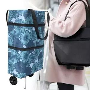 카트 쇼핑 형장 바구니 수레형 캐리어형 접이식 시장 다용도 바퀴형