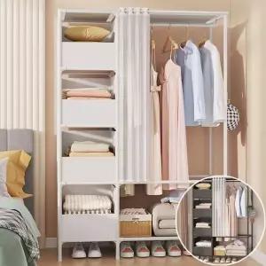 드레스룸 시스템 행거 커튼 비키니 옷장 옷걸이