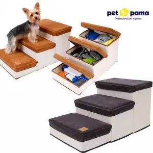 [아트박스]/이룸 펫파마 3단 애견수납계단 반려동물 논슬립