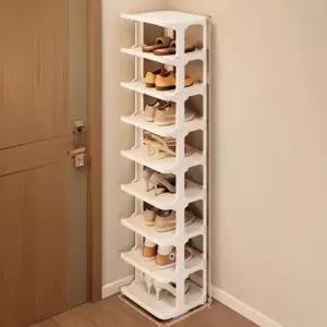 (옵션선택 9단신발정리대)ABC0531 신발장 신발장정리대 공간활용 틈새 현관 신발 정리대 9단 화이트 한국당