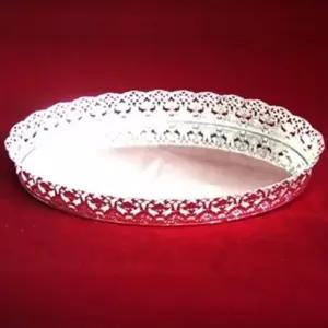 ( )화장품 진열 백합쟁반 실버 중 보관 정리 장식대