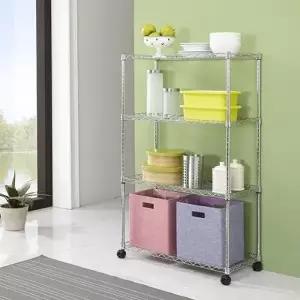 ( )메탈선반 750 4단 조립식앵글 선반장 정리 철 좁은 렉