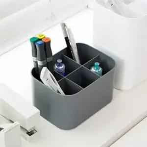 ( )그레이 - 6칸 소품정리함 마이룸 멀티큐브 필기구 화장품 수저 욕실용품