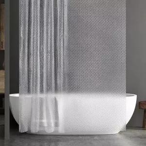 욕실 커튼 샤워커튼 욕조 칸막이 방수 커튼 큐빅