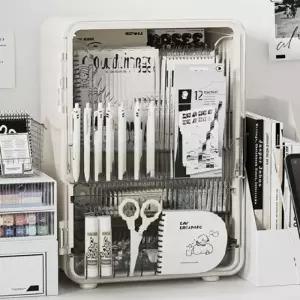 ( )아크릴 수납함 대형 화장대 수납 소품보관 정리용품