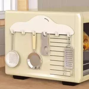 (타입 주방선반)고급 구름 자석선반 무타공 마그네틱 냉장고 정리선반