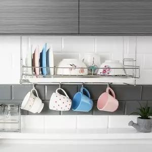 (상품선택 H-오피스원룸선반 450)H-오피스원룸선반 450 주방벽 싱크대 수납 정리 부엌