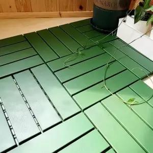 바닥발판마루 조립식 데크타일 베란다타일 일자형36개