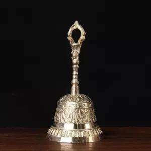 클래식 황동 손잡이 핸드벨 종소리 신주종 주물종 교회종 호텔벨 알림벨 기 호출 데스크벨