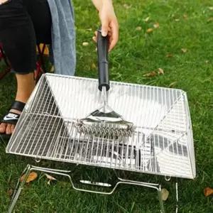 ( )캠핑 바베큐 그릴 청소 브러쉬 화로 청소솔