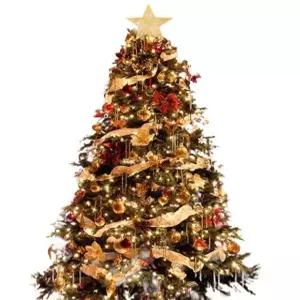 대형 트리 크리스마스 풀세트 고급장식 인테리어 실내 거실 호텔 홀리데이 데코 오너먼트
