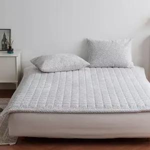 [NS홈쇼핑]이솔홈 양면 겨울 극세사 눈꽃 침대 패드 카페트 침대 신혼 호텔 침구 퀸 Q..[35561250]