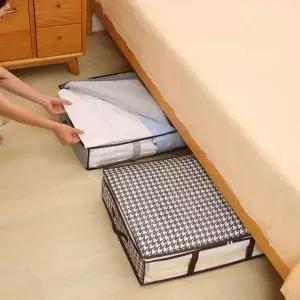 [RIZPICK]이불 정리함 언더베드 수납 가방 50L 75L 침대 밑 보관함