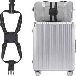 여행용 가방용 트래블킨 러기지 스트랩 부착용 번지 필수품 추가 블랙