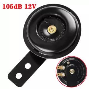 105db 12V 오토바이 경적 자동차 시끄러운 휘파람 스피커 전기 경고 기계 키트 먼지 피트 자전거 모토
