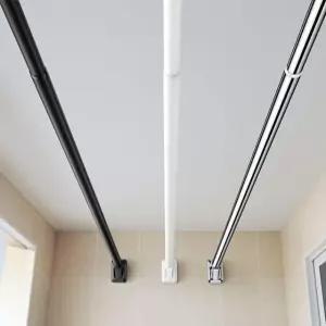 무타공 빨래봉 베란다 건조대 압축봉 커튼봉 이불 천정 발코니 걸이대 실내용