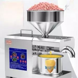 대용량 압착기 참기름 착유기 스테인레스 기름짜는기계 호퍼 추출기