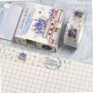 다이어리꾸미기 수채화 마스킹 테이프 라벤더가든 다이어리데코
