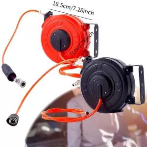 자동 개폐식 공기 호스 릴 위치 결정 볼이 있는 압축기 되감기 차고 자동차 수리점 워크샵