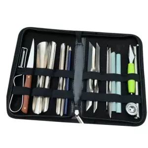 조각도 과일칼 과도 데코레이션 푸드아트 화채 세트 갈색 공예용 셰프용