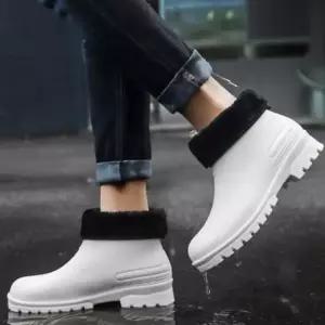 [옷자락]남성용 방수 기모 스노우 부츠 숏레인 부츠