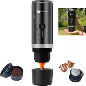 크자이트 전기 에스프레소 머신 수동 프레스 압력 추출이 필요 없는 향기로운 가열 NS 캡슐 및 분쇄 커피