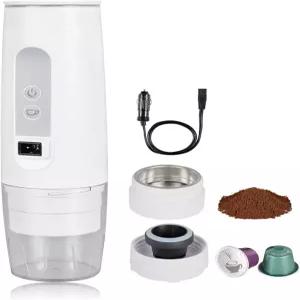 TN TONNY 휴대용 12V 커피 메이커 에스프레소 머신 차량/트럭 사용 여행용 캡슐 오리지널 NS 및 파우더와