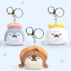 초밥 해달 키링 인형 수달 해양 바다 동물 키홀더 열쇠고리 백꾸 백팩 가방 가꾸 친구 우정 생일 선물