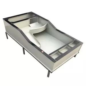 거북이 격리통 쉼터 블랙 사육 탱크발 초대형 키우기 세트 집 사육장 수조 어항 대형 반수생