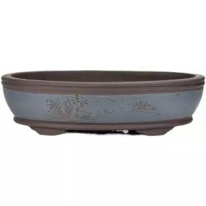 도자기 분재 실내 분재화분 분재용 흡수석분 토분 원형