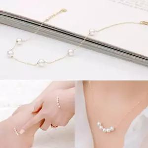 골드 스와로브스키 진주 제작 팔찌 발찌 목걸이 14K