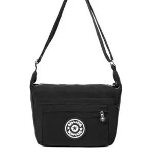 ( )패브릭 쇼퍼백 여자 가방 패션 천가방 블랙 크로스백