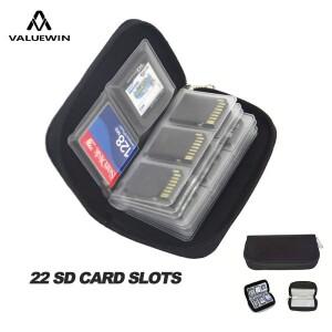 범용 메모리 카드 수집 가방 22 슬롯 CF/SD/Micro SD/SDHC 게임용 카메라 케이스 홀더 SD 박스