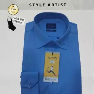 [예작]다림질 필요없는 스판 정장셔츠 링클프리 솔리드 슬림핏YJESUS562