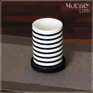 모던라인 1구 도자기 수저통 분리형 도자기 받침 주방용품