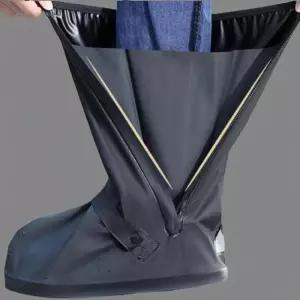 [옷자락]남녀 공용 방수 지퍼형 미끄럼 방지 장화 풀커버 신발