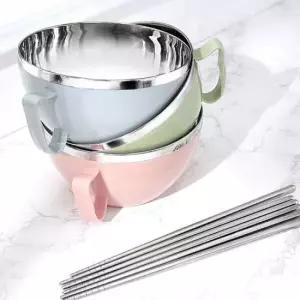 수프볼 손잡이 다용도 볼 소스 시리어 파스타 스텐 그릇