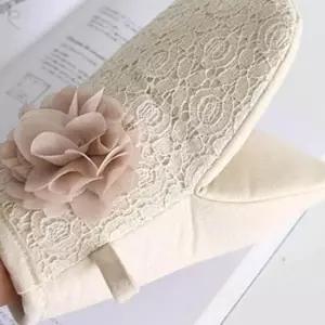 레이스 주방용 장갑 오븐 베이킹 소품 손보호