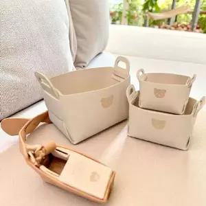 [RIZPICK]다용도 펠트 바구니 소품 정리함 부직포 바스켓 대