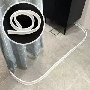 [하프클럽/오티마트]화장실 샤워부스 물막이 화이트 5cm x 1m