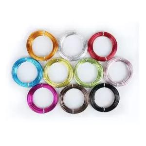 칼라 철사 알루미늄 3mmx6.4M 와이어 아트 공예 용