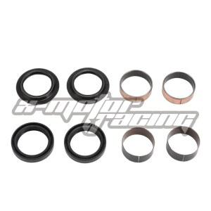 카와사키 EN650 불칸 S 2015 프론트 쇼크 서스펜션 수리 세트용 포크 부싱 가이드 레일 먼지 오일 씰 리빌드 키트