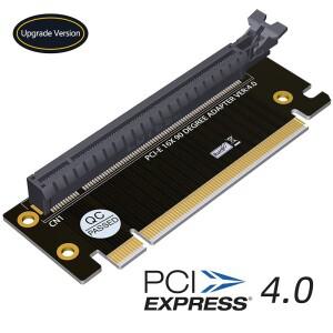 PCI Express 4.0 16X 라이저 카드 PCI-E-PCI-E 슬롯 90도 커넥터 1U 2U 서버용 고속 X16 변환 어댑터