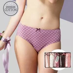 진져 여성팬티(5매입)95 여성 삼각팬티 편한팬티 팬티세트 면팬티