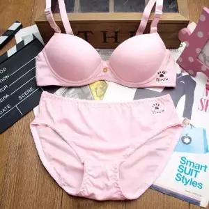 [3단계]베이직 핑크75A 주니어속옷 주니어브라 세트