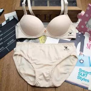 [3단계]베이직 베이지75A 주니어속옷 주니어브라 세트