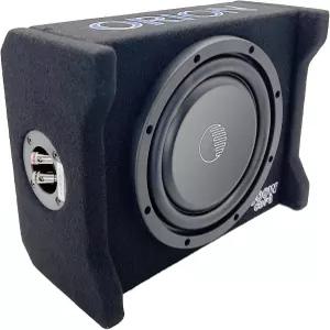 오리온 코발트 CDF8 8인치 패시브 다운 파이어링 서브우퍼 인클로저 - 200W RMS/800W 최대 자동차 및